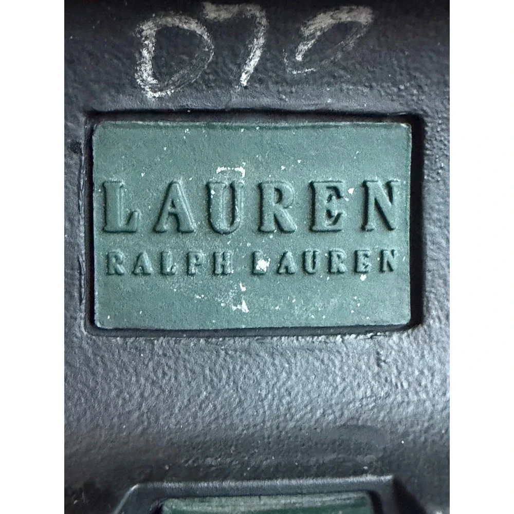 Lauren Ralph Lauren Quinta Shearling Duck Boots Womens 8.5B Tan Brown Leather